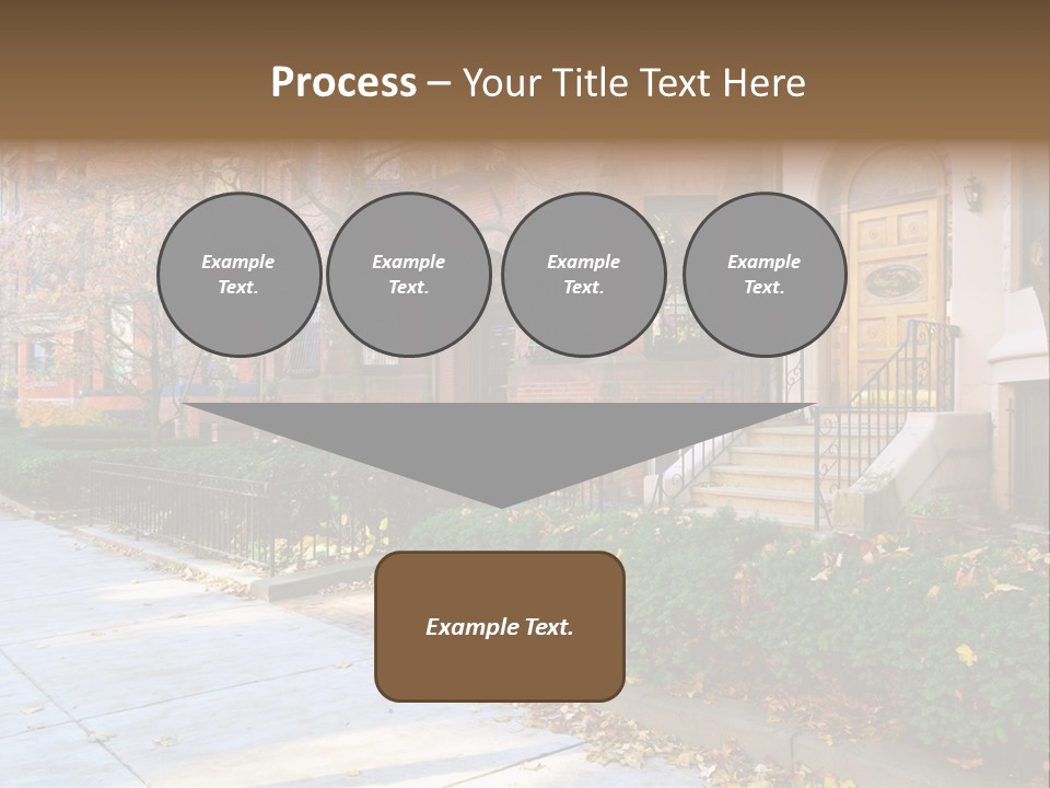 Classic Victorian Steps PowerPoint Template