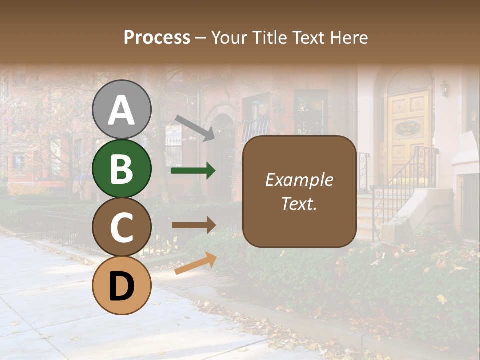 Classic Victorian Steps PowerPoint Template