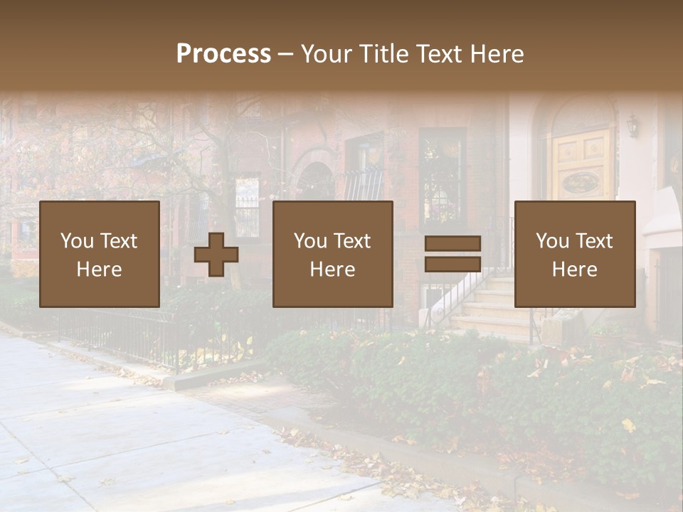 Classic Victorian Steps PowerPoint Template