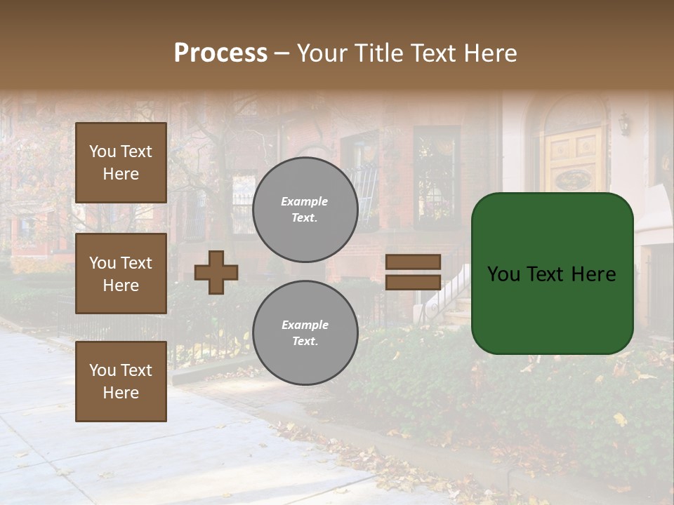 Classic Victorian Steps PowerPoint Template