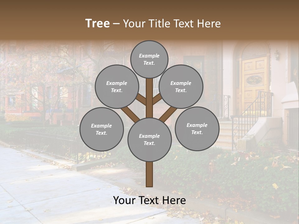 Classic Victorian Steps PowerPoint Template