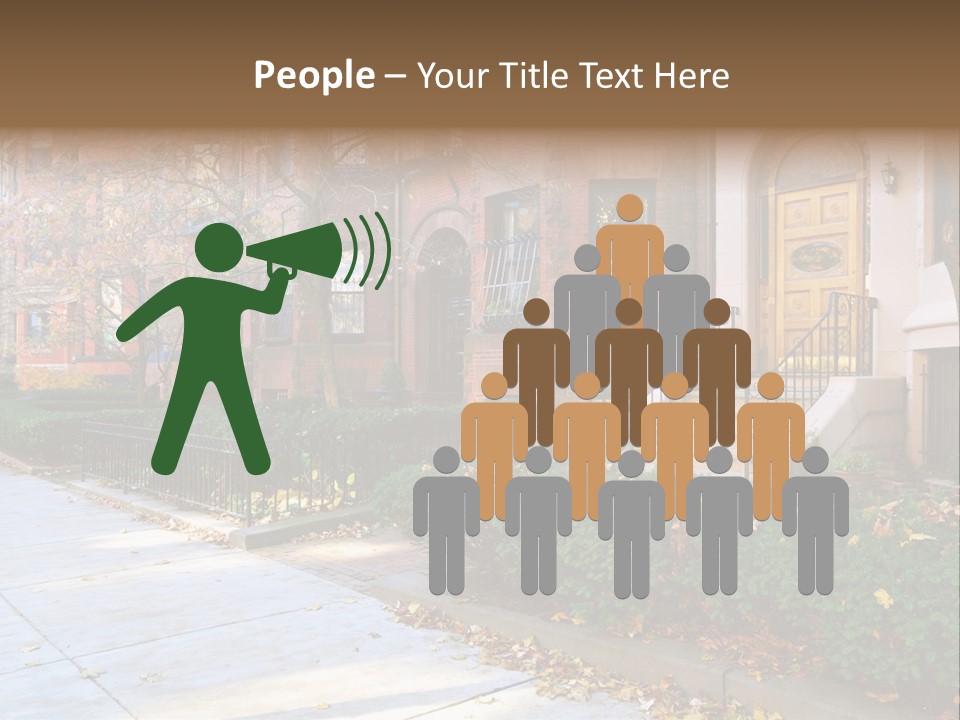 Classic Victorian Steps PowerPoint Template