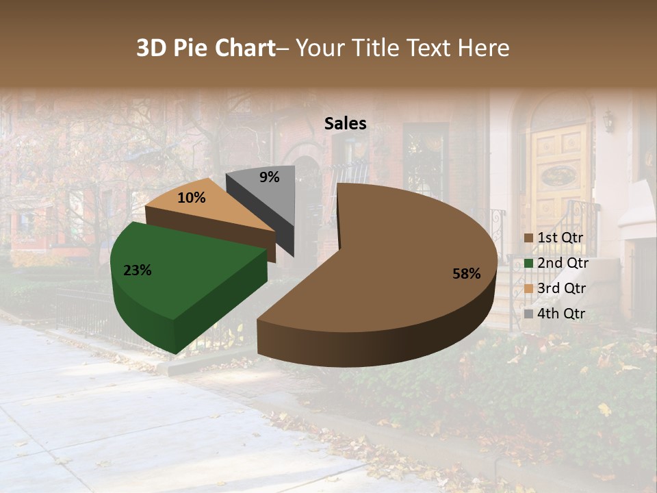 Classic Victorian Steps PowerPoint Template