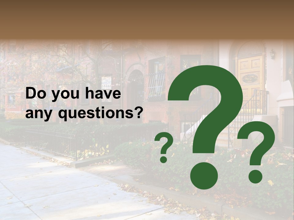 Classic Victorian Steps PowerPoint Template