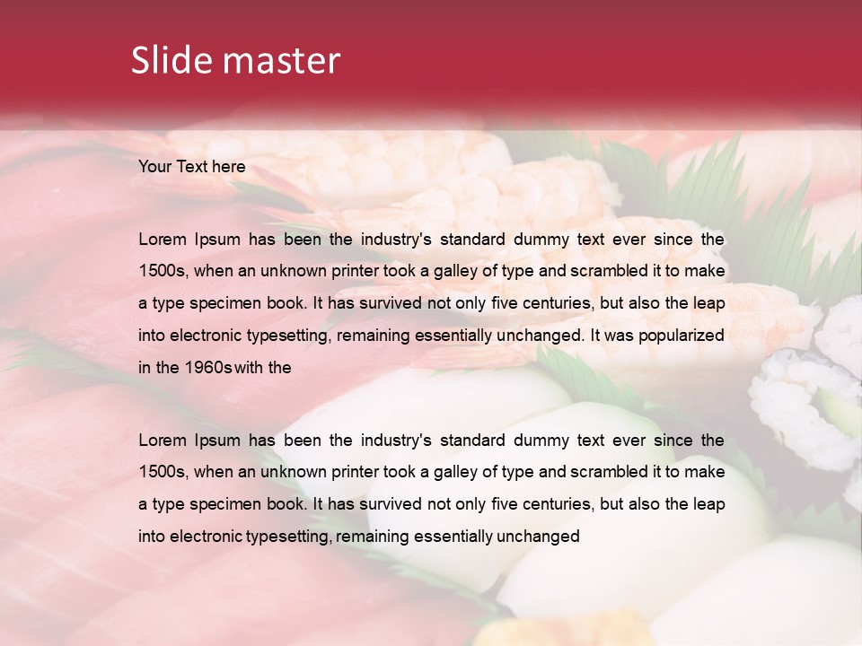 Ikura Traditional Fish PowerPoint Template