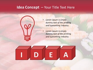 Ikura Traditional Fish PowerPoint Template