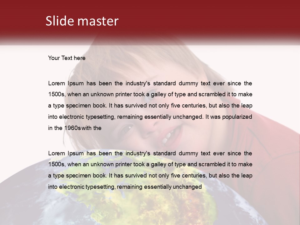 Recycle Optimism Childhood PowerPoint Template