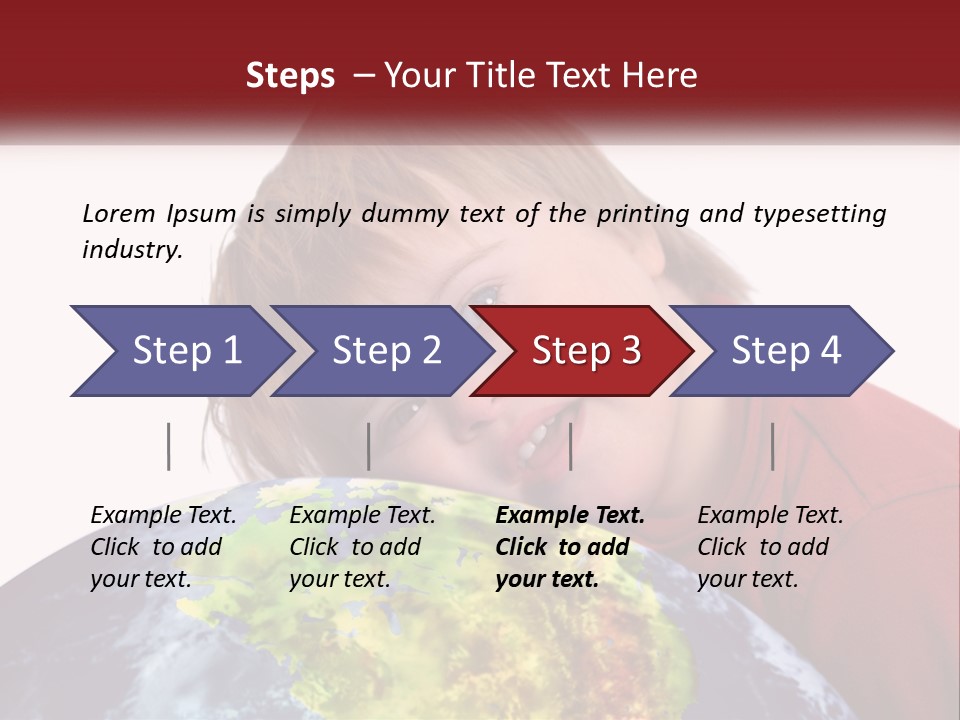 Recycle Optimism Childhood PowerPoint Template