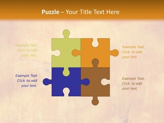 Color Grunge Decoration PowerPoint Template