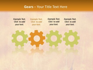 Color Grunge Decoration PowerPoint Template