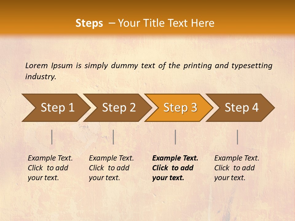 Color Grunge Decoration PowerPoint Template