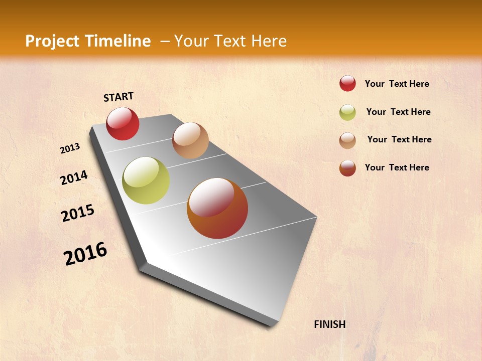 Color Grunge Decoration PowerPoint Template