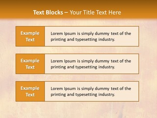 Color Grunge Decoration PowerPoint Template