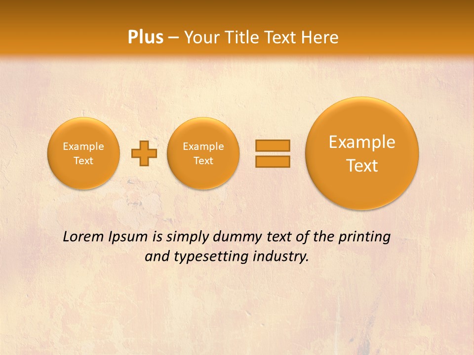 Color Grunge Decoration PowerPoint Template