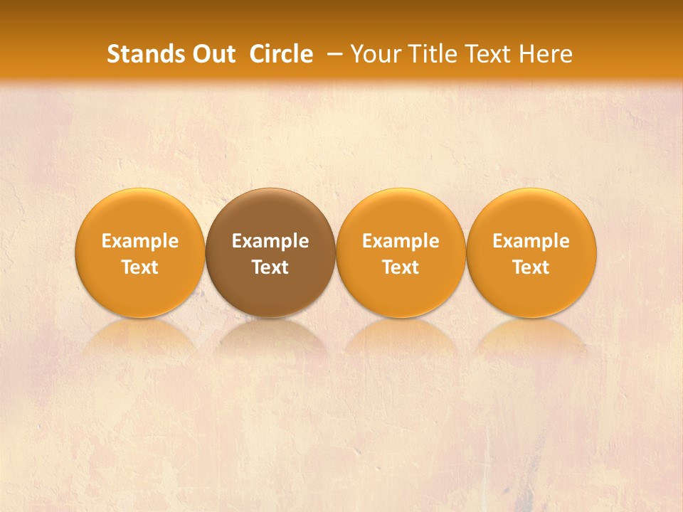 Color Grunge Decoration PowerPoint Template