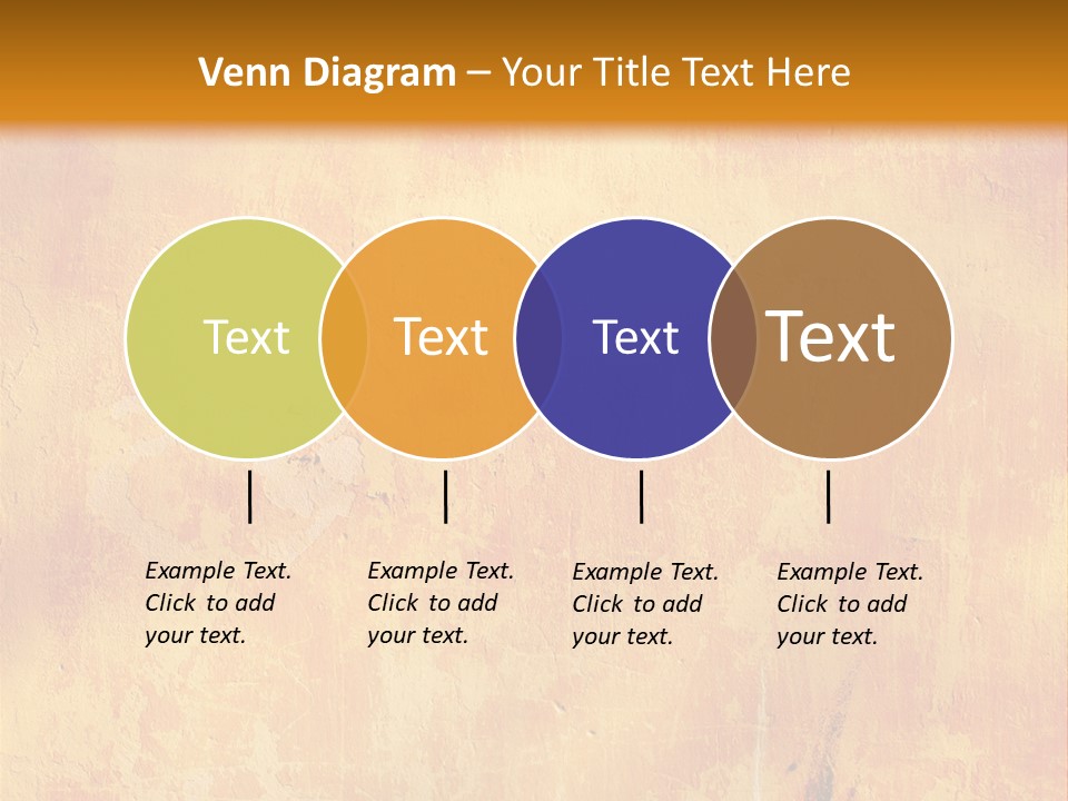 Color Grunge Decoration PowerPoint Template