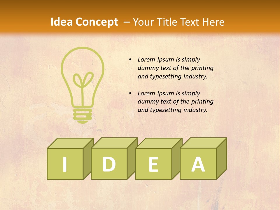 Color Grunge Decoration PowerPoint Template