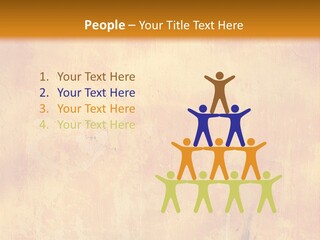 Color Grunge Decoration PowerPoint Template