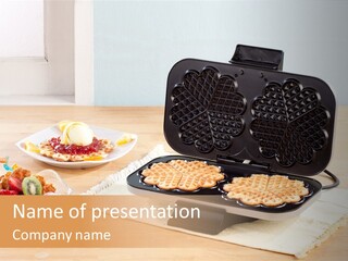 Wafer Machine Tasty PowerPoint Template