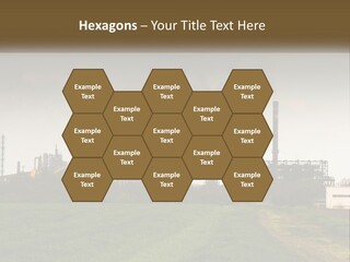 Danger Silhouette Industry PowerPoint Template