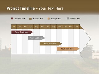 Danger Silhouette Industry PowerPoint Template