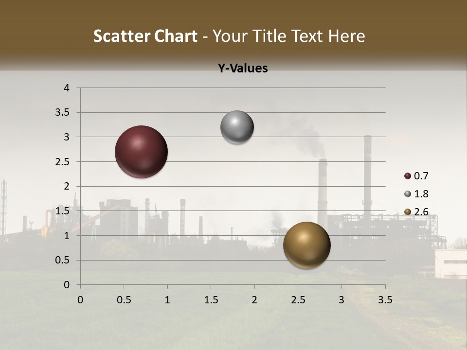 Danger Silhouette Industry PowerPoint Template