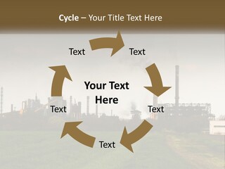 Danger Silhouette Industry PowerPoint Template