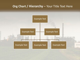 Danger Silhouette Industry PowerPoint Template