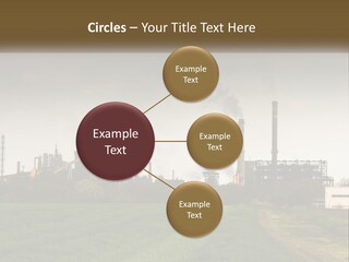 Danger Silhouette Industry PowerPoint Template