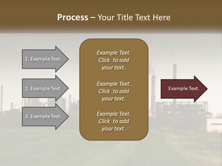 Danger Silhouette Industry PowerPoint Template