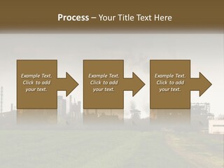 Danger Silhouette Industry PowerPoint Template
