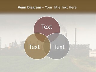 Danger Silhouette Industry PowerPoint Template