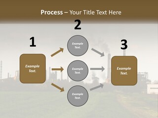 Danger Silhouette Industry PowerPoint Template