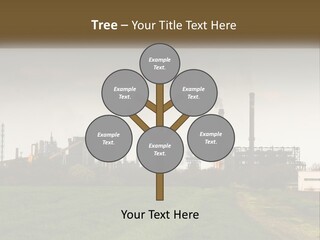 Danger Silhouette Industry PowerPoint Template
