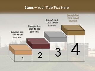 Danger Silhouette Industry PowerPoint Template