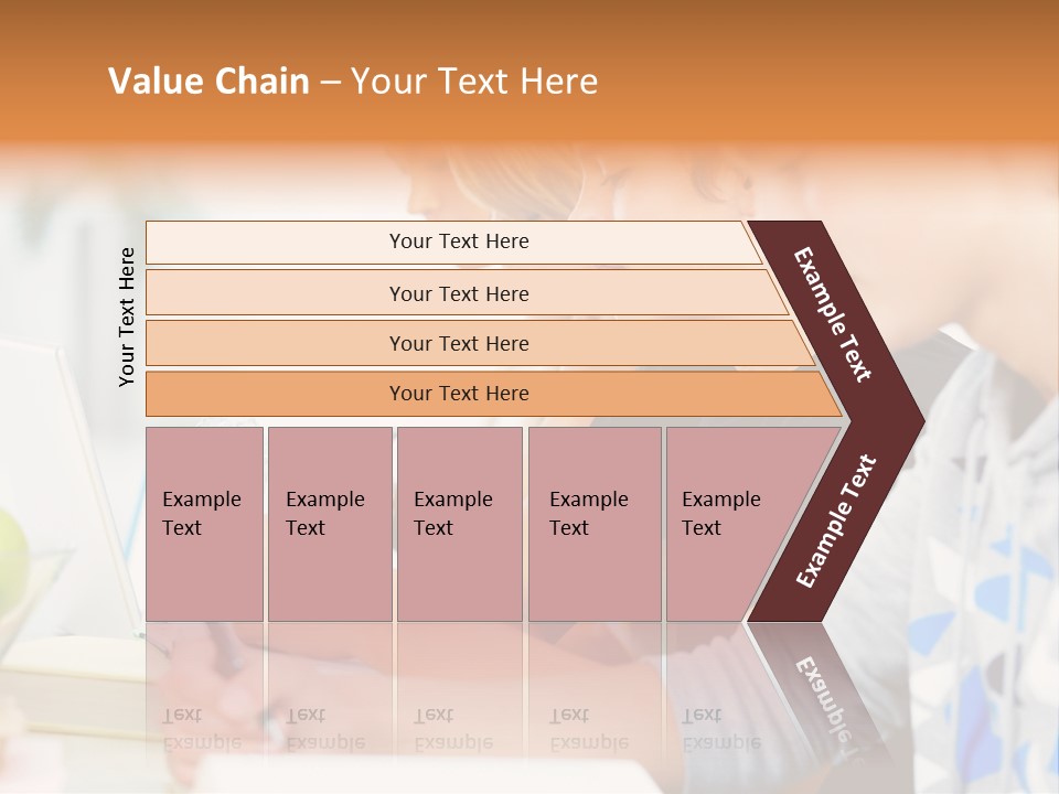 A Group Of People Sitting At A Table With A Laptop PowerPoint Template