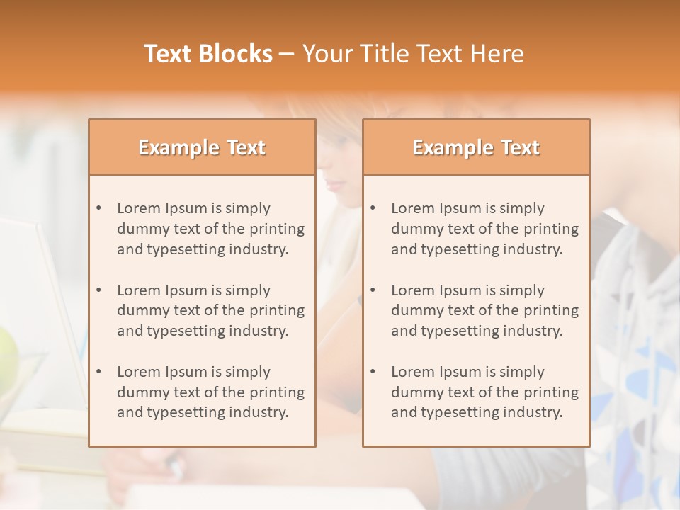 A Group Of People Sitting At A Table With A Laptop PowerPoint Template