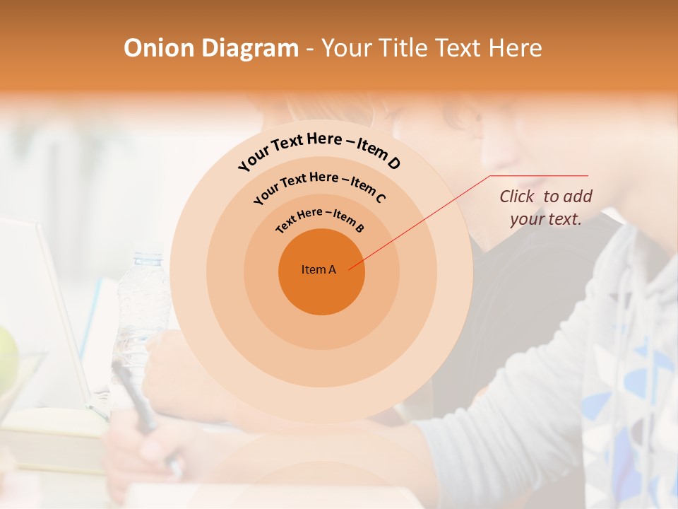 A Group Of People Sitting At A Table With A Laptop PowerPoint Template