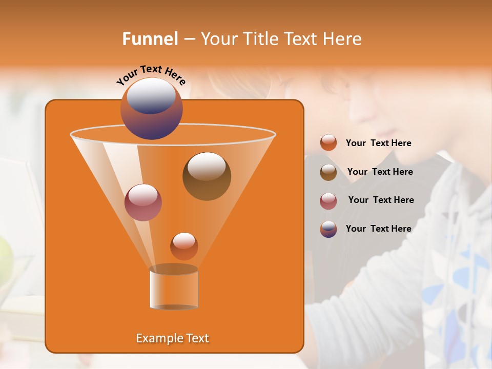 A Group Of People Sitting At A Table With A Laptop PowerPoint Template