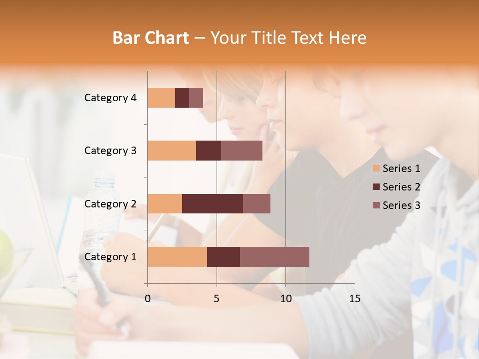A Group Of People Sitting At A Table With A Laptop PowerPoint Template