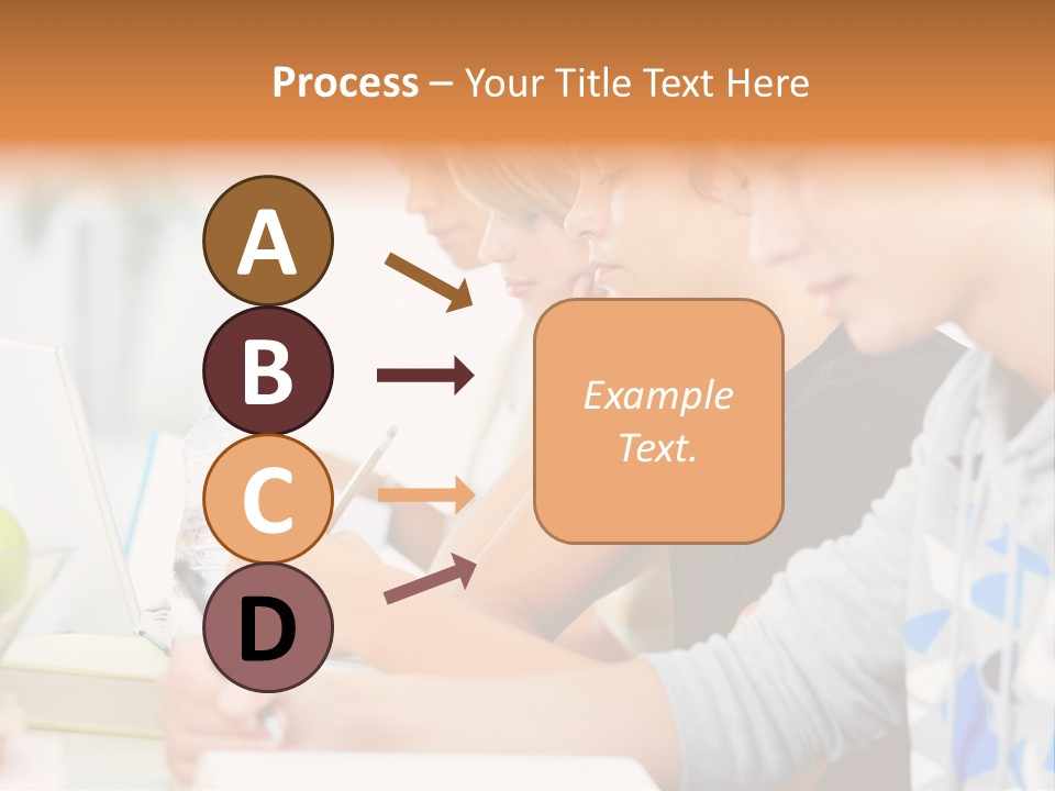 A Group Of People Sitting At A Table With A Laptop PowerPoint Template