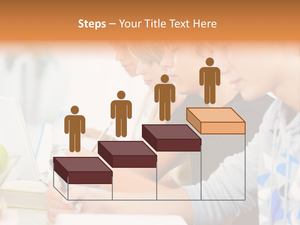 A Group Of People Sitting At A Table With A Laptop PowerPoint Template