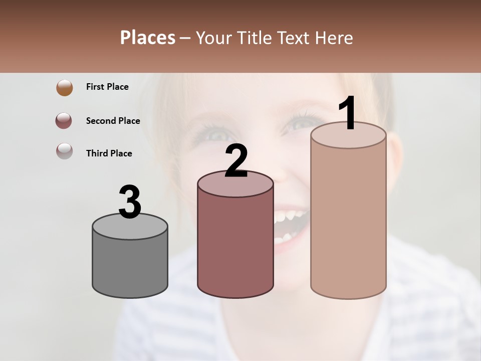 Hair Hope Smiling PowerPoint Template