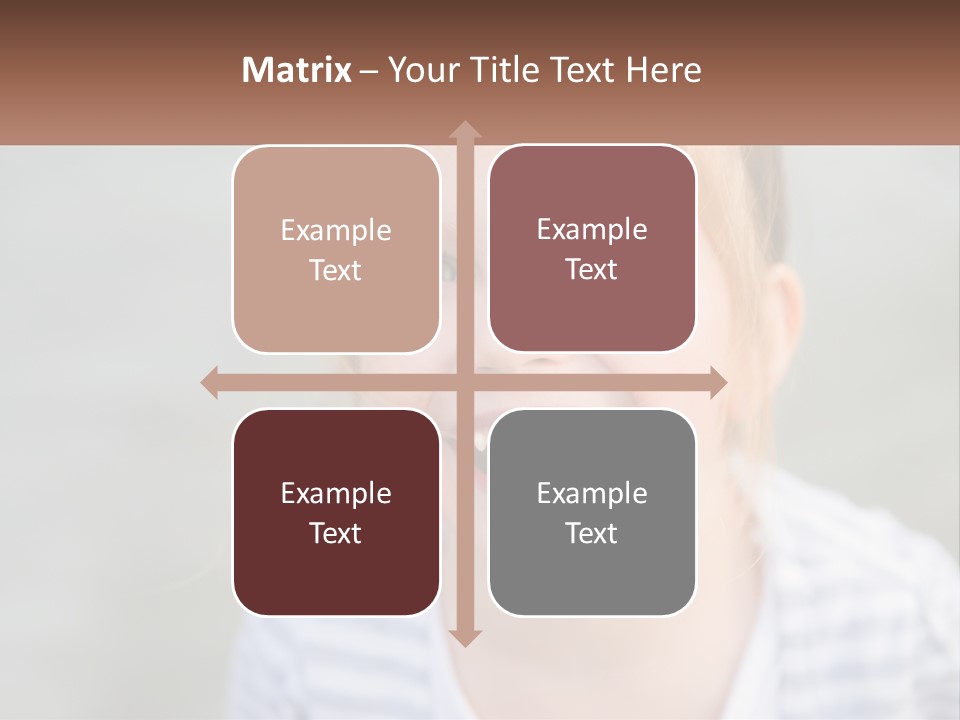 Hair Hope Smiling PowerPoint Template