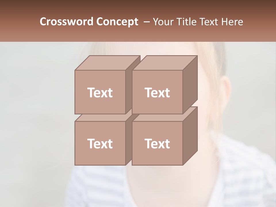 Hair Hope Smiling PowerPoint Template