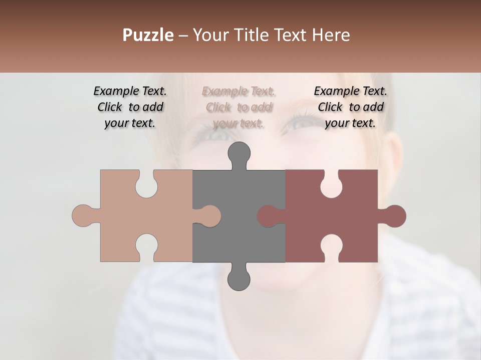 Hair Hope Smiling PowerPoint Template