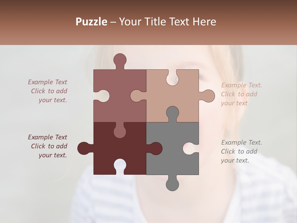 Hair Hope Smiling PowerPoint Template