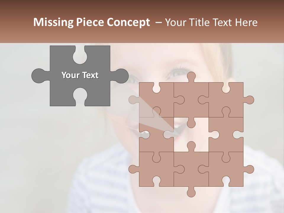 Hair Hope Smiling PowerPoint Template