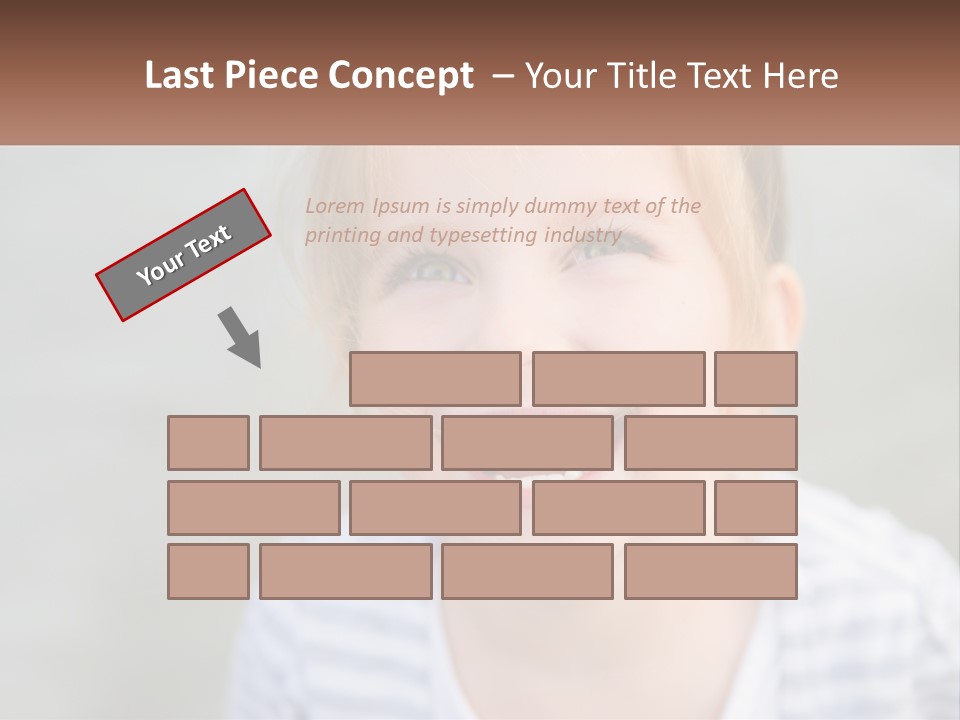 Hair Hope Smiling PowerPoint Template