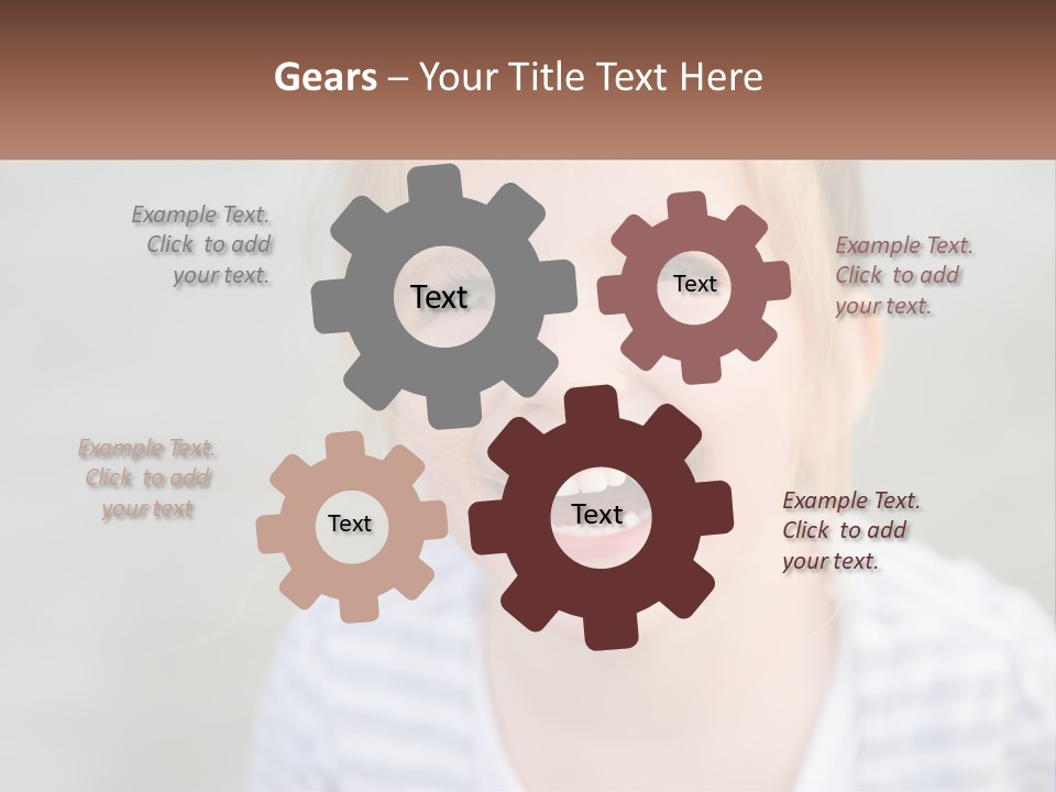 Hair Hope Smiling PowerPoint Template